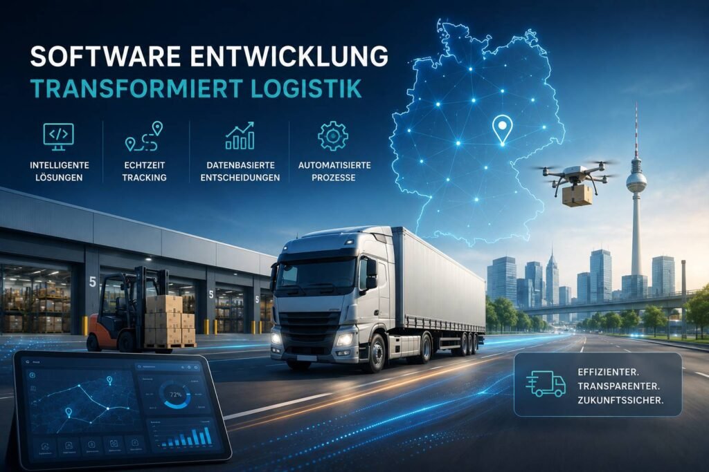 Moderne Software Entwicklung für die digitale Transformation der Logistikbranche in Deutschland