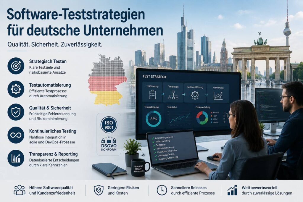 Software-Teststrategien für deutsche Unternehmen zur Qualitätssicherung und Testautomatisierung in der Softwareentwicklung