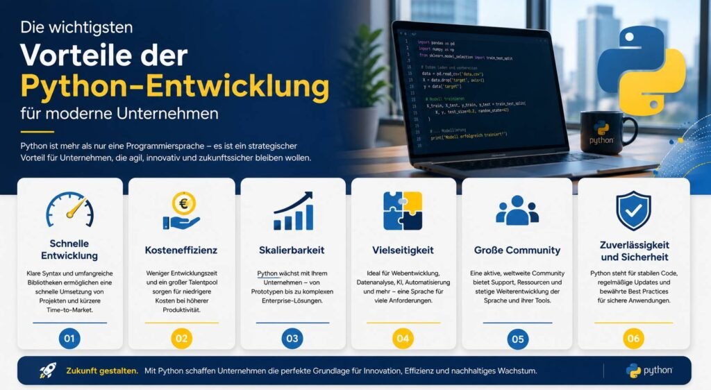 Warum Python die bevorzugte Programmiersprache für Unternehmen ist