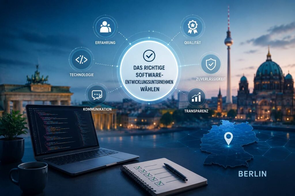 Wie wählt man das richtige Softwareentwicklungsunternehmen in Berlin?