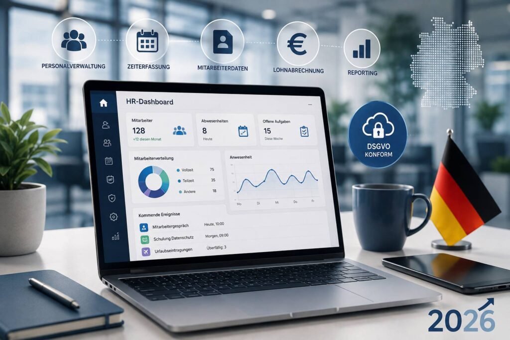 HR-Software in Deutschland 2026: Personalverwaltung, Lohnabrechnung und moderne HR-Lösungen im Überblick